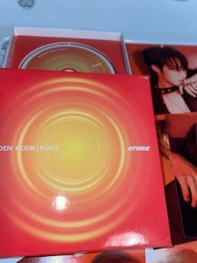 ATEEZ 'The World EP.1: Movement' (GOLDEN HOUR : Part.3) Red/Orange Album